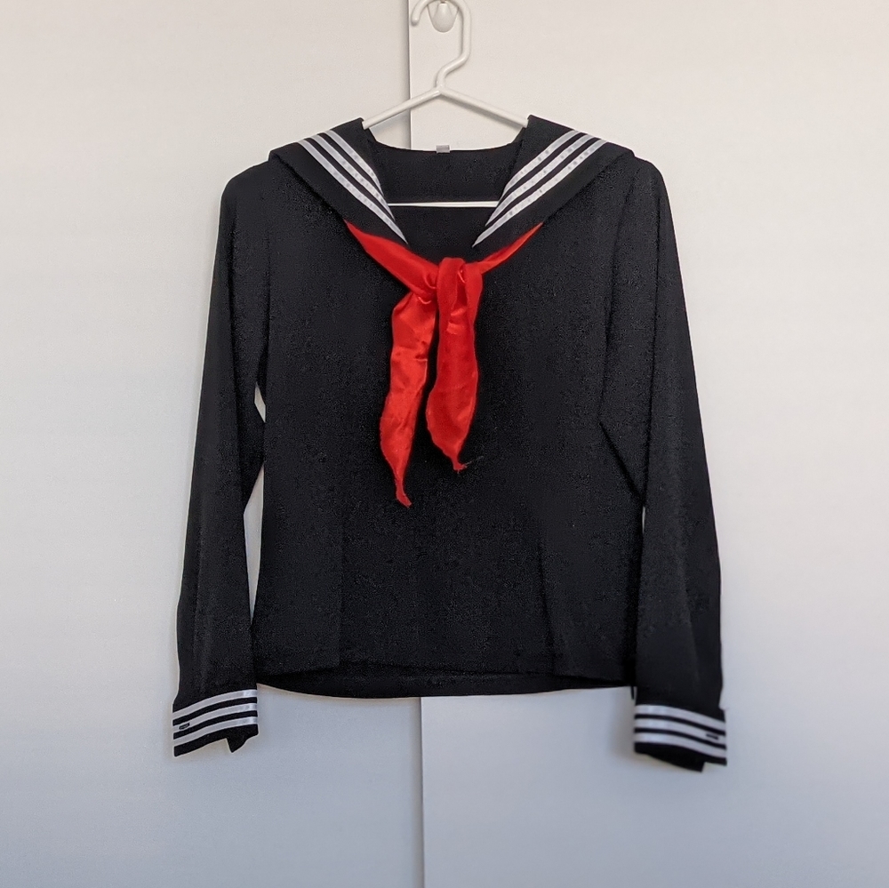 Japanese School Outfit with Tie and Skirt